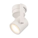 SLV Oculus Wand und Deckenleuchte Aluminium Weiß 11W 780lm - 920-930 Dim To Warm | Höchste Farbwiedergabe - Dimmbar 