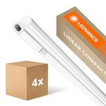 Mehrfachpackung 4x Ledvance LED Deckenleuchte Linear Compact Schalter 12W 1200lm - 830 Warmweiß | 90cm