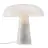 DFTP by Nordlux Tischlampe Glossy Marmor und Glas Weiß | 320mm - Geeignet für 1x E27