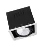 Ledvance LED-Spot Quadrat schwenkbar Schwarz-Weiß 30W 2700lm 36D - 830 Warmweiß | Ausschnitt 164mm