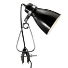 Nordlux Tischlampe Cyclone Clamp Metall Schwarz | Geeignet für 1x E14