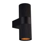 Nordlux Kyklop Wandleuchte Aluminium Schwarz Up & Down | Geeignet für 2x GU10